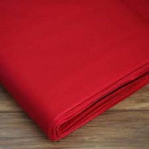 Soft Smooth Comfortable Long Lasting Durable And Lightweight Red Cotton Fabric