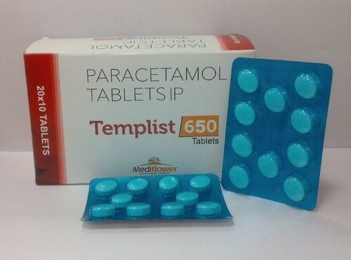 Templist 650 Tablets Paracetamol Ip Use For Pain And Fever Reliever 650 Mg Age Group: Infants