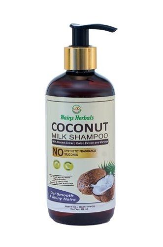 Thick Strong Smooth Strengthens Shine Nourishing Silky Effective Healthy Nains Herbals Coconut Milk Shampoo