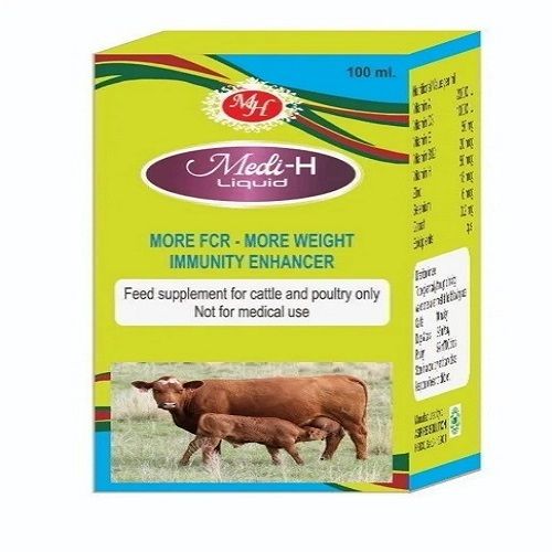 Brown 100 Ml Immunity Enhancer Liquid Feed Supplement For Cattle And Poultry