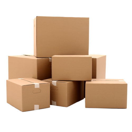 5 Ply Plain Brown Rectangular Corrugated Box