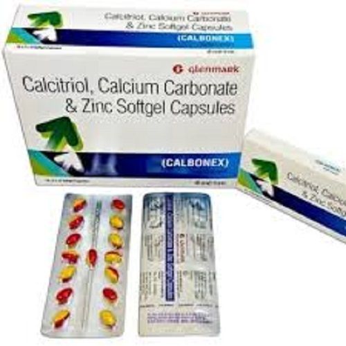 Calcitriol, Calcium Carbonate And Zinc Softgel Capsules