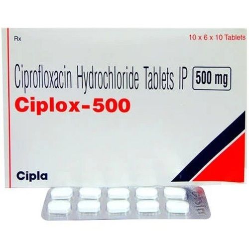 Pack Of 1 Ciprofloxacin Hydrochloride Tablets Ip 500 Mg General Medicines