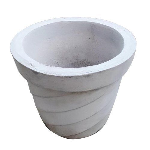 Crack Resistance Decorative High Quality Long Durable White Flower Pot 