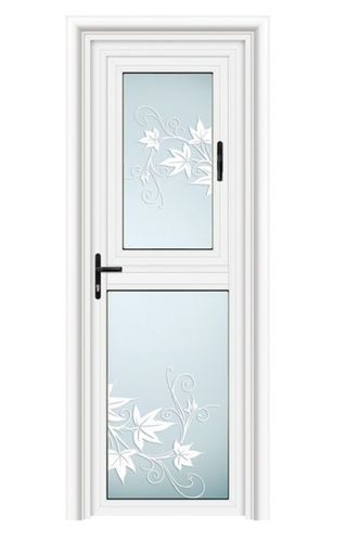 White Durable Corrosion And Rust Resistant Easy To Install Rectangular Aluminium Door