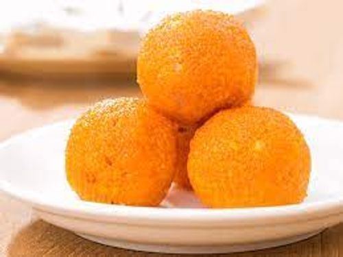 Indian Tradition Desserts Rich In Sweet Flavour Soft And Mouth Melting Motichoor Ladoo Carbohydrate: 4 Grams (G)