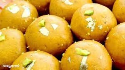 Made For Special Occasion Indian Traditional Sweet Desserts Healthy Beasan Laddu Carbohydrate: 10 Grams (G)