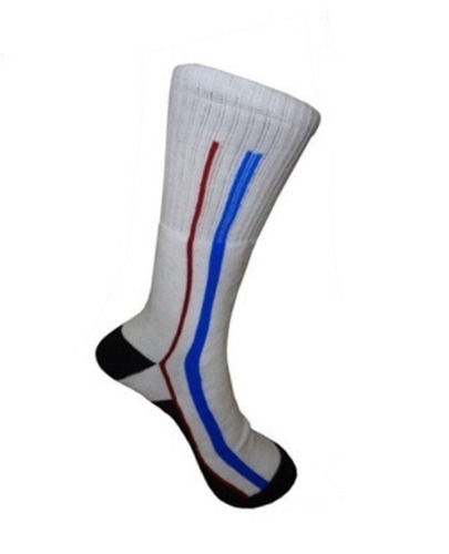 Multicolor Soft Cotton Striped Printed Washable Spandex Socks Elasticity: High