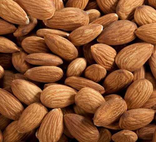 Natural Healthy Rich In Proteins Vitamins And Tasty Brown Fresh Dried Almond