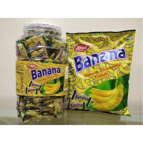 Natural Sweet Tasty Mouth Melting And Delicious Smooth Flavor Banana Candy  Fat Contains (%): 5 Grams (G)