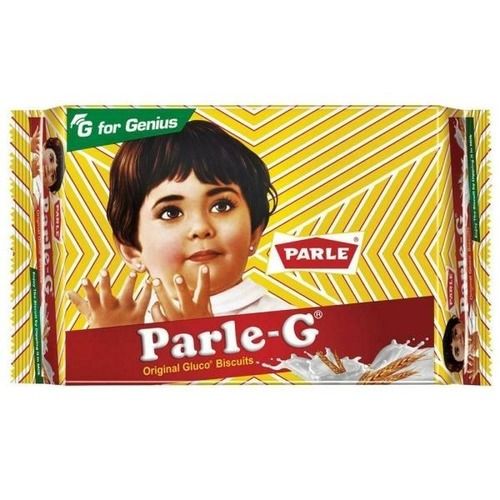 Pack Of 110 Gram Sweet In Taste Rectangular Shape Parle G Biscuits 