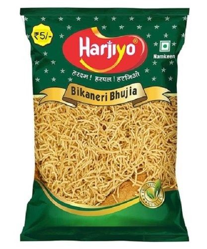 Pack Of 25Gram Tasty And Spicy Tea Time Snacks Hariyo Bikaneri Bhujia Namkeen  Carbohydrate: 10 Percentage ( % )