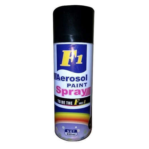 Any Color Shiny Smear And Water Resistance F1 Aerosol Paint Spray Net Weight 450 Ml