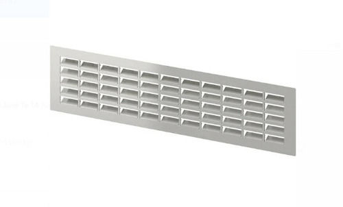 White Powder Coated Rectangular Shape Thickness 4Mm Size 3 Feet Steel Grill Gross Weight: 1 Kilograms