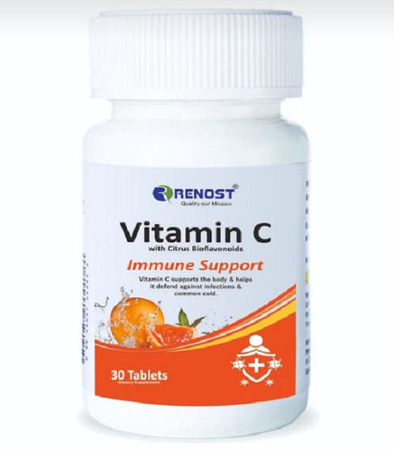 Vitamin C Tablet - 30 Count, Natural Vegan Source with No Artificial Sweeteners, Gluten-Free, Kosher