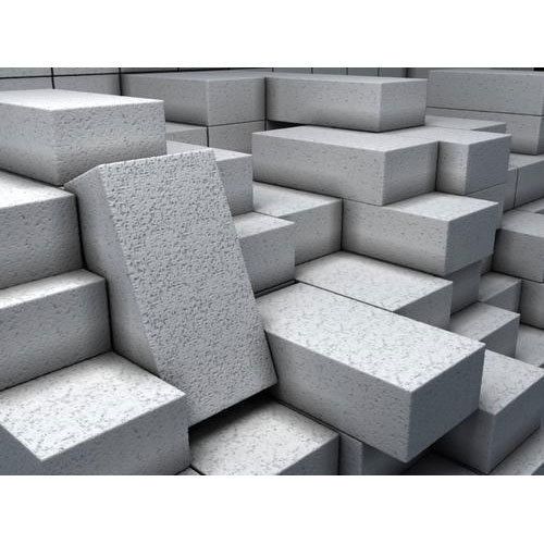 Gray  A Mixture Of Cement And Sand Rectangular Grey Cement Bricks Used For Consrtuction Of Buildgs