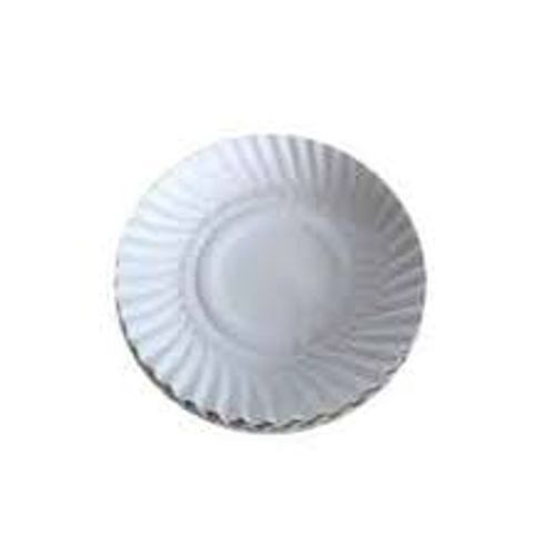 5-6 Inch Heat And Cold Resistant Round Plain Paper Disposable Plate For Serving