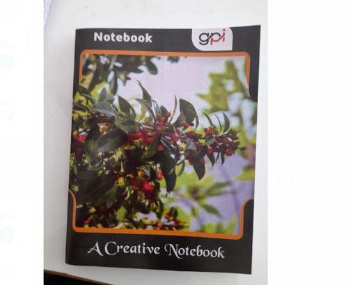 A4 Size Paper Material Hard Perfect Bound Single Line Notebook  Size: A 4