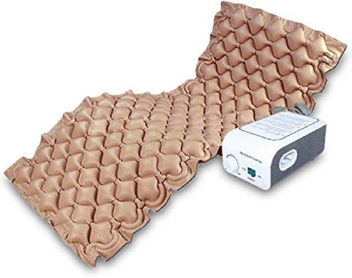 Cotton Brown Rectangular 110Kg User Capacity 6 Minutes Air Output Air Mattresses