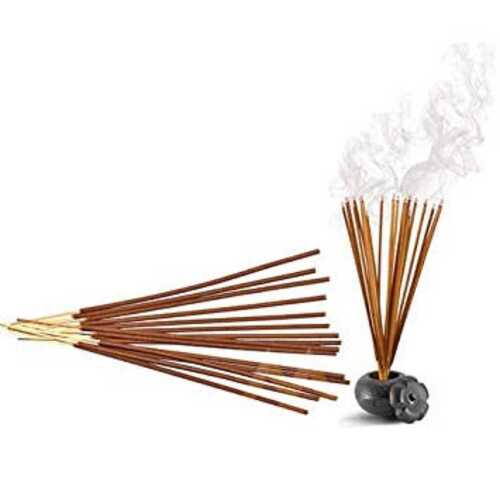 Brown Sandalwood Fragrance Incense Stick For Temple And Home