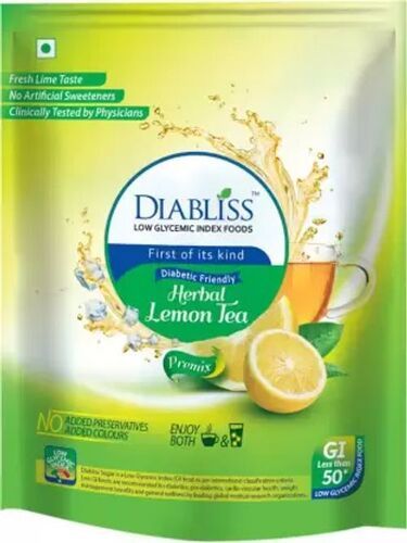 Diabetic Friendly Refreshing Low Gi Sugar Fresh Lime Taste Diabliss Herbal Lemon Tea