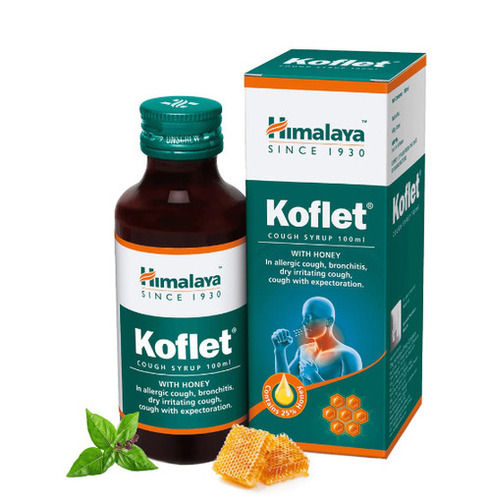 Himalaya Koflet Cough Syrup, Packaging Size 100 Ml  Medicine Raw Materials