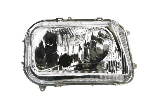 White Long Life Span Weather Resistant Heavy Duty And High Performance Car Headlight 