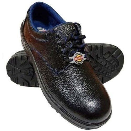 Black Men Strong Highly Durable And Comfortable Stylish Pu Leather Safety Shoes