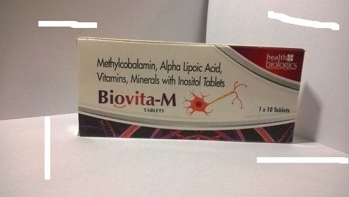 Methylcobalamin Alpha Lipoic Acid Vitamins Minerals With Inositol Tablets Shelf Life: 10-15 Years