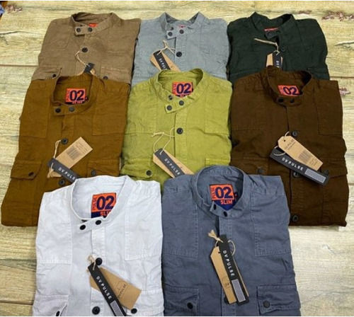 100 Percent Pure Cotton And Stretchable Multi Color Shirt For Men Casual Wear Age Group: 22-30