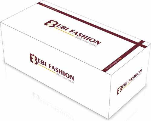 Paper Rectangular Printed White Corrugated Packaging Box Used In Shopping