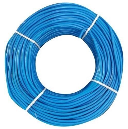 Sky Blue 4 Mm Single Core 2.5 Mm Thickness Pvc Insulation Electric Wire Frequency (Mhz): 50 Hertz (Hz)