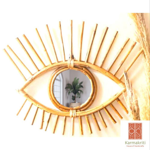 Traditional Strong Attractive Beautifully Designed Wooden Cane Evil Eye Rattan