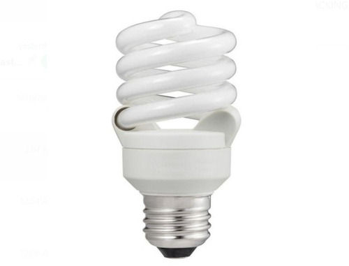 10Watt Ceramic Body Spiral Shaped Cool White Cfl Light, For Home Lighting  Design: Plain