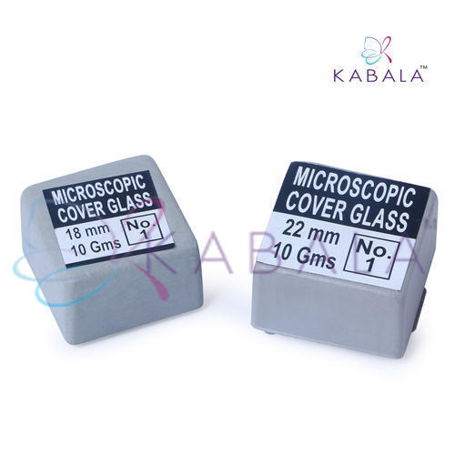 18X18, 22X22Mm Grey Kabala Chemical Laboratory And Path Lab Micro Scope Cover Glass  Dimensions: 18X18