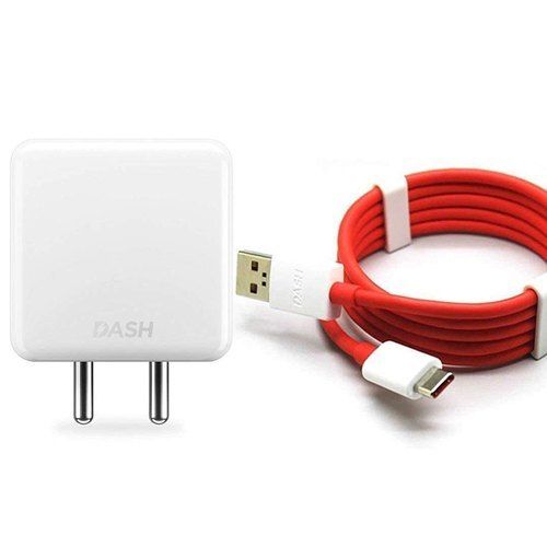 White 4 A Mobile Charger With Detachable Usb Cable