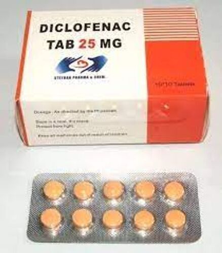 Allopathic Medicine Diclofenac Tab 25 Mg
