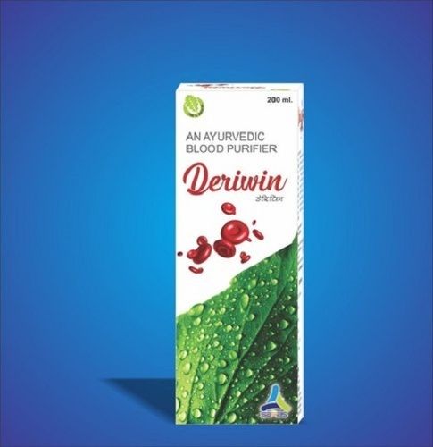 An Ayurvedic Deriwin Syrup For Blood Purifier, Net Vol 200 Ml Cool And Dry Place