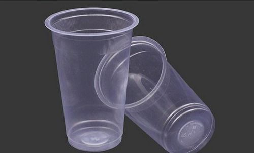 Capacity 200ml Fine Finish Plain White Disposable Plastic Glass