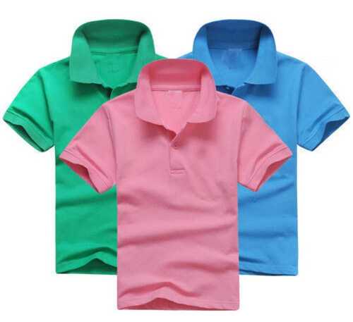 Kids Comfortable And Breathable Easy To Wear Collar Neck Short Sleeves T-Shirt  Gender: Boys