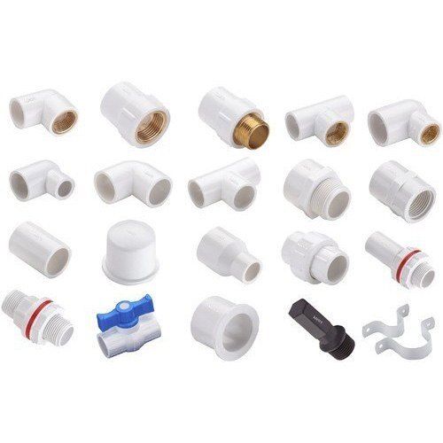 White Leakage Free Upvc Pipe Fitting For Residential And Industrial Use