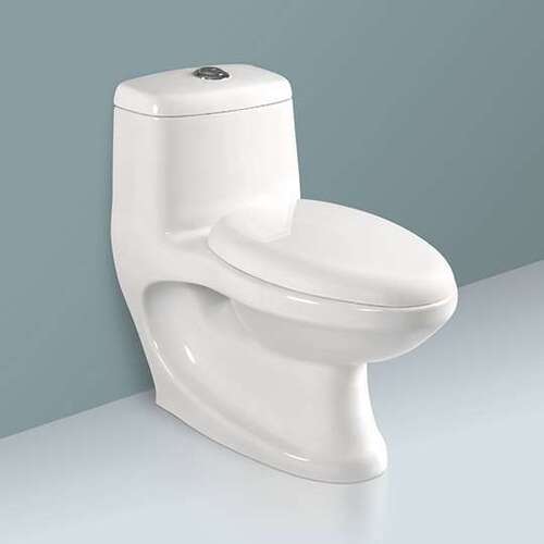 Off White One Piece Closet For Toilet Use(Dual Flush) Installation Type: Floor Mounted