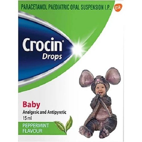 Paracetamol Paediatric Oral Suspencion Crocil Drops, Pack Of 15 Ml