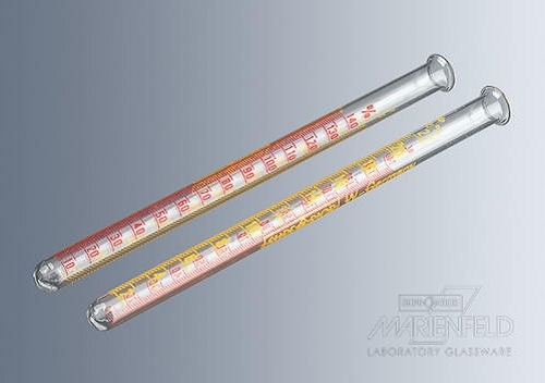 पारदर्शी गोल आकार क्लिनिकल और अस्पताल हेमोमीटर ट्यूब आवेदन: मेडिकल