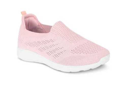 महिलाओं के लिए आरामदायक और हल्के वज़न का फिसलन रोधी गुलाबी सफेद आरामदायक जूते