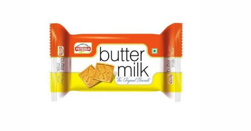 100 Percent Delicious Taste Food Grade Butter Milk Biscuit For Snacks, 50 Gram  Fat Content (%): 0.2 Percentage ( % )