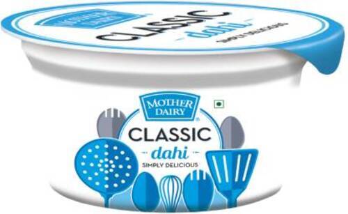 85 G Weight 99% Pure And Fresh Mother Dairy Classic Plain White Curd Age Group: Adults