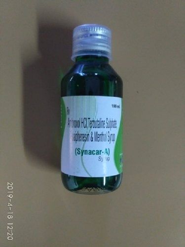 Ambroxol Hcl Terbutaline Sulphate Guaiphenesin & Menthol Syrup