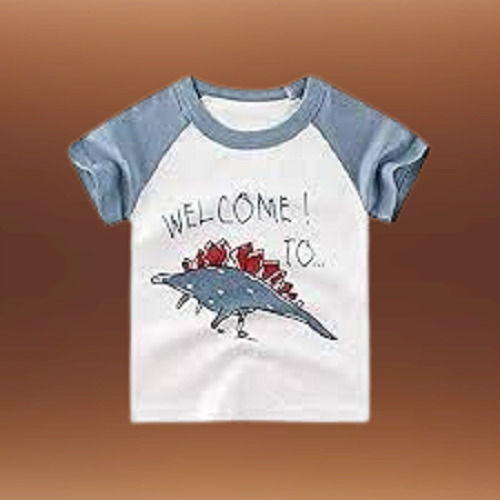 Casual Wear Short Sleeves Round Neck Comfortable Baby Girl T Shirt  Age Group: 1 To 5 Years