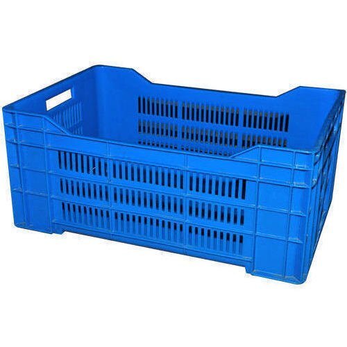 Lightweight Strong And Unbreakable Rectangular Blue Fruit Plastic Crate Size All Sizes at Best Price in Nashik Anand Techno Plast